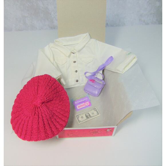 NEW American Girl 18” Doll Clothes TRUE SPIRIT ACCESSORIES Hat Purse Money Coat - Picture 10 of 10